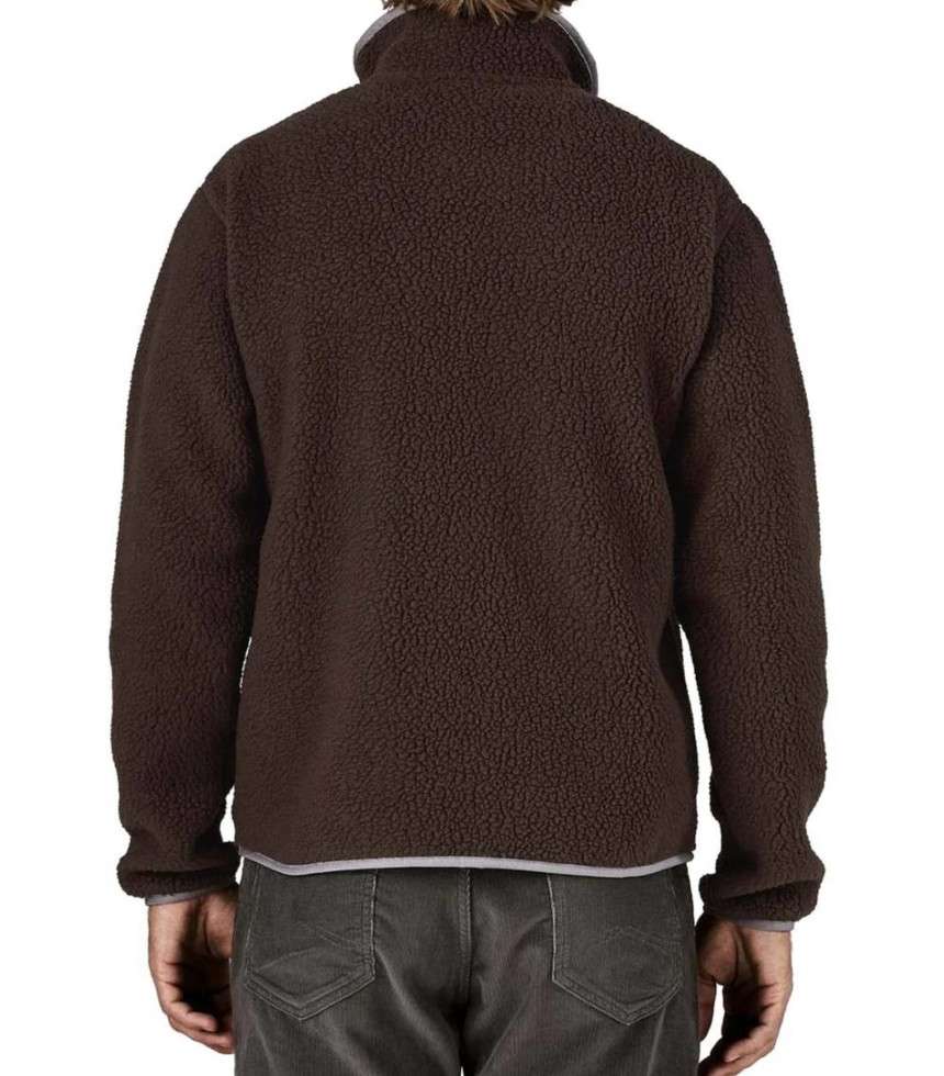 Veste Retro Pile brun