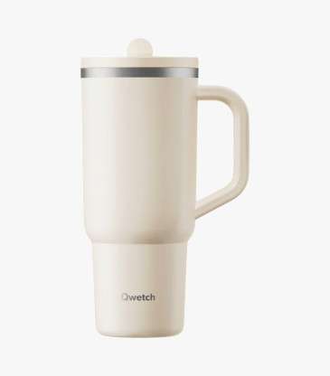 Mug isotherme avec anse sable 900 ml