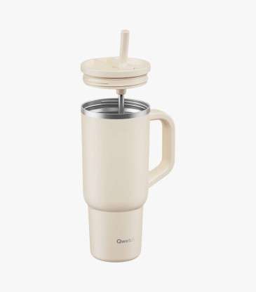 Mug isotherme avec anse sable 900 ml