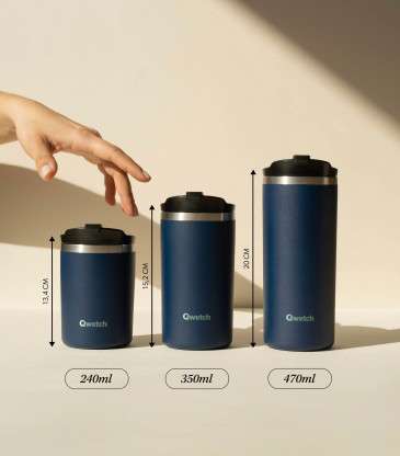 Mug isotherme rose pastel 350 ml