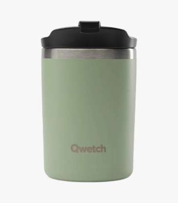 Mug isotherme vert tilleul 240 ml