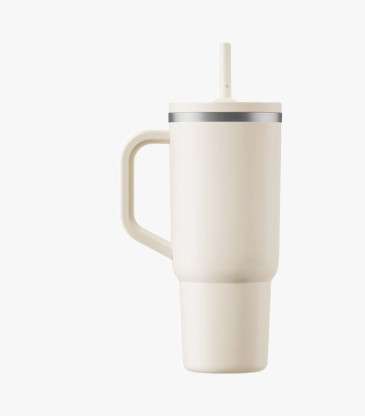 Mug isotherme avec anse sable 900 ml