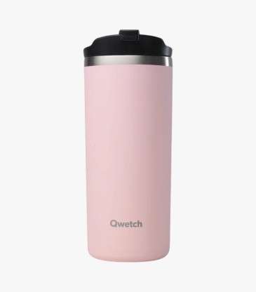 Mug isotherme rose pastel 350 ml