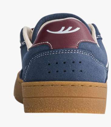 Baskets Origin Low beige et bleu nuit