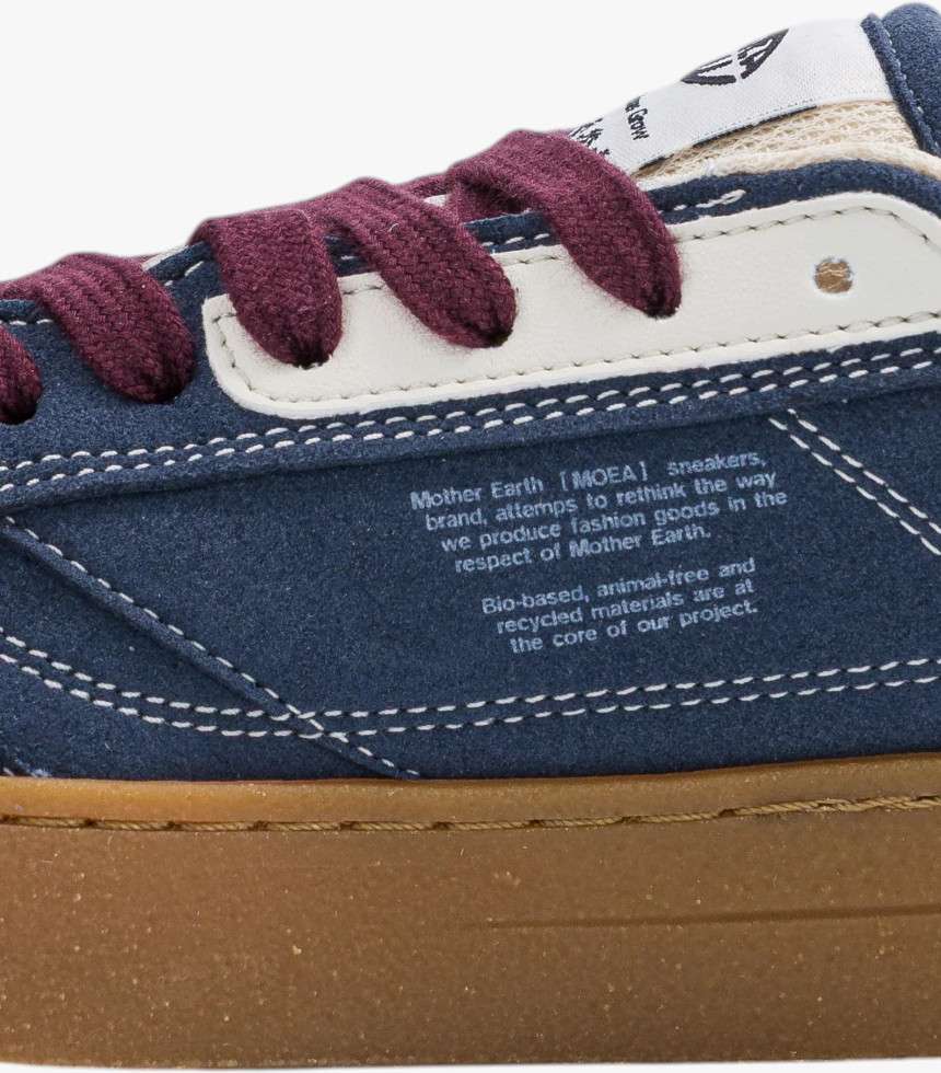 Baskets Origin Low beige et bleu nuit