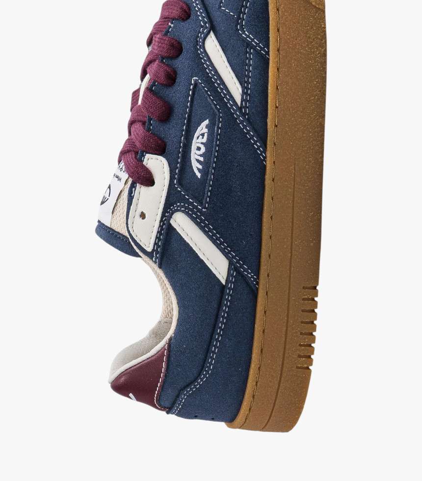 Baskets Origin Low beige et bleu nuit