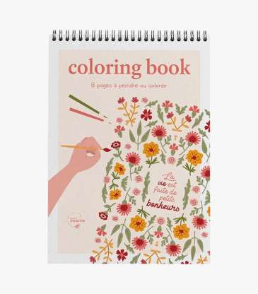 Carnet de coloriage Citations