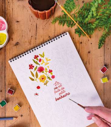 Carnet de coloriage Citations