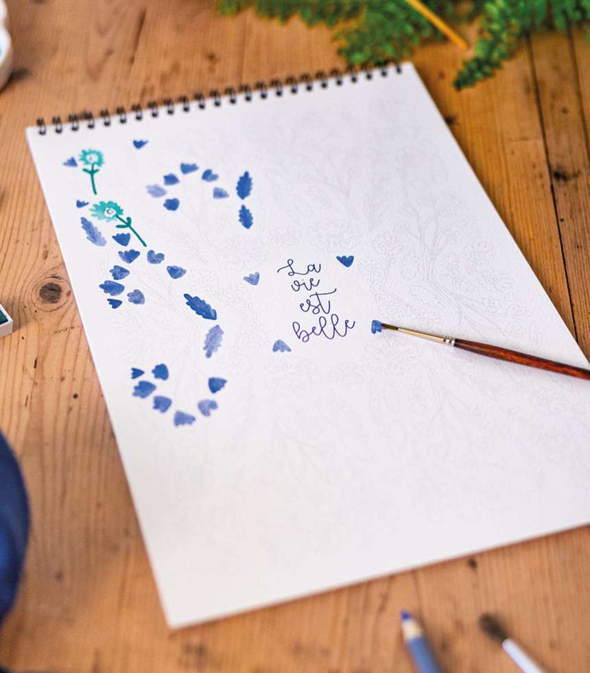 Carnet de coloriage Citations