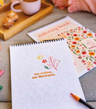Carnet de coloriage Citations