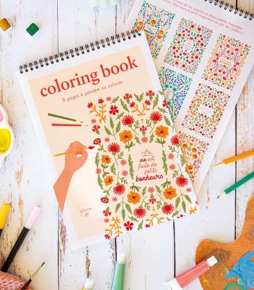 Carnet de coloriage Citations
