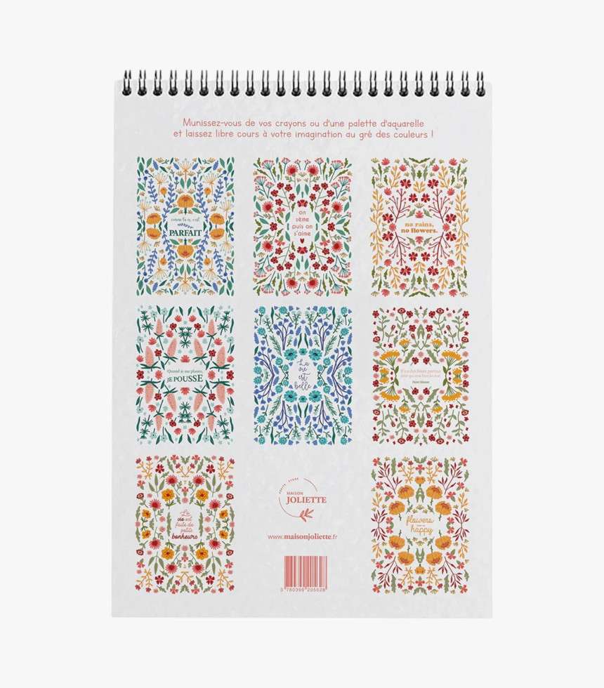 Carnet de coloriage Citations