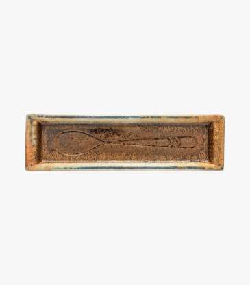 Repose-cuillère Poterie mocha