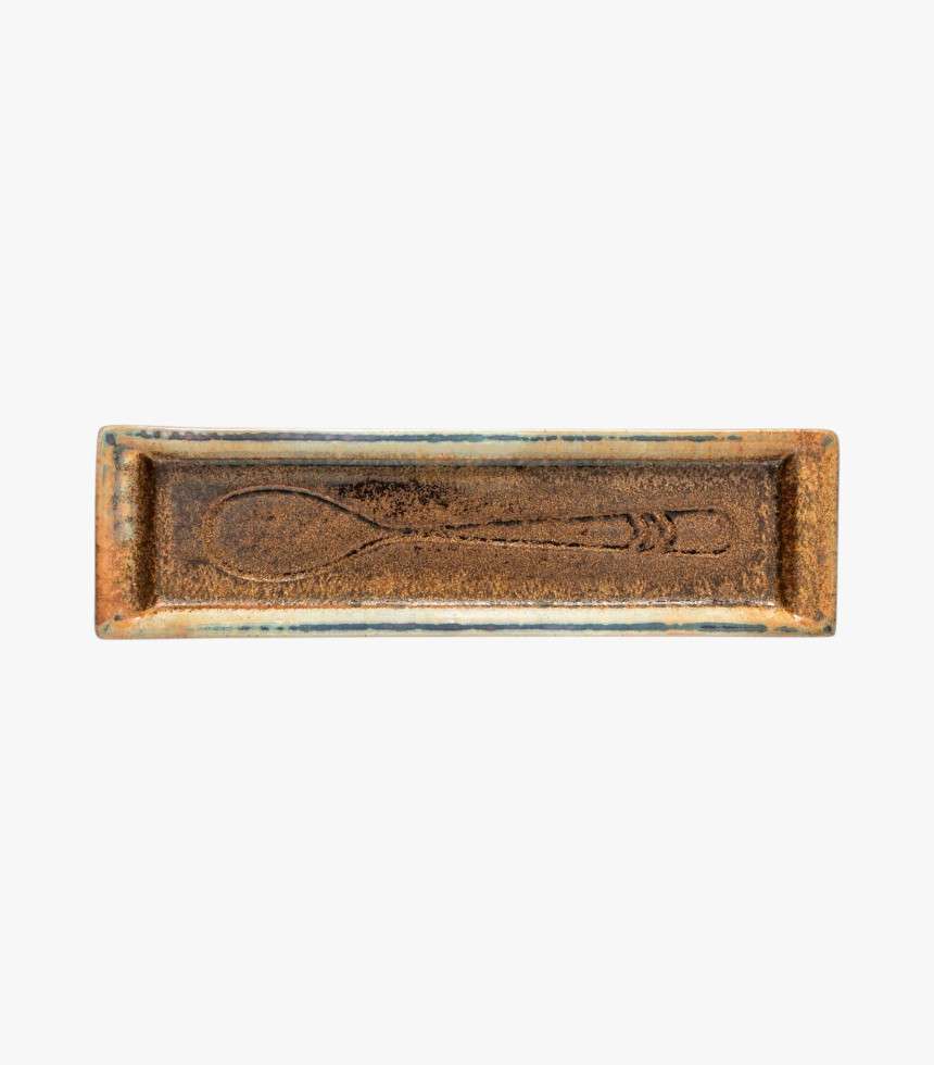 Repose-cuillère Poterie mocha