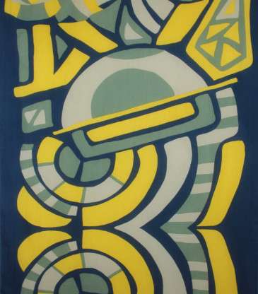 Foulard Cosmopolis marine