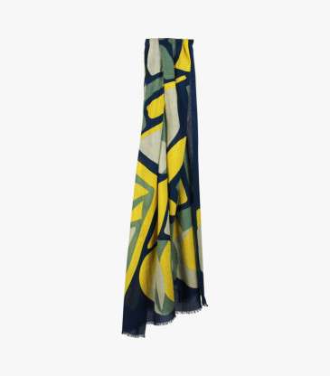 Foulard Cosmopolis marine