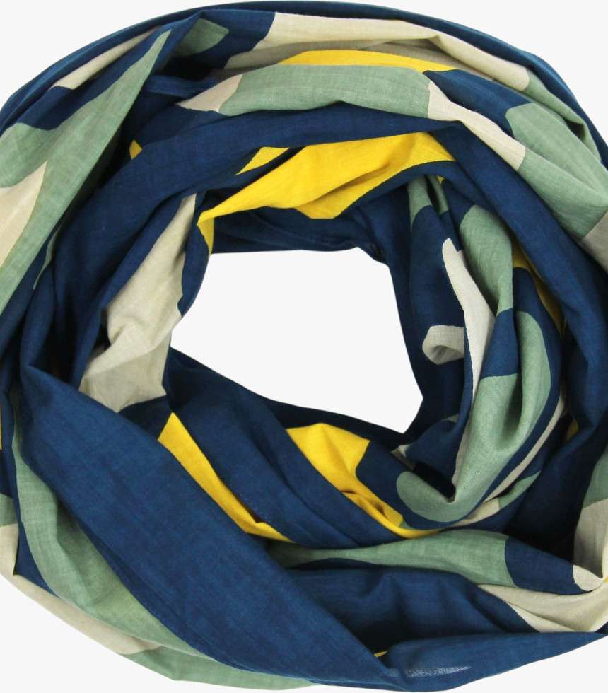 Foulard Cosmopolis marine
