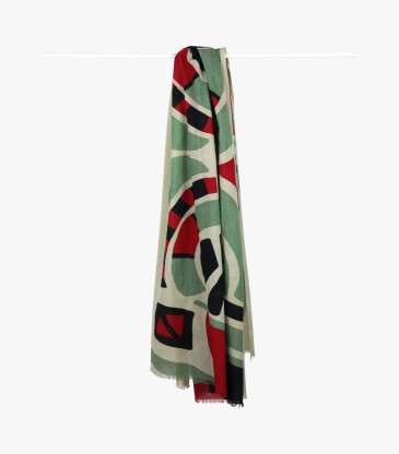 Foulard Cosmopolis bordeaux