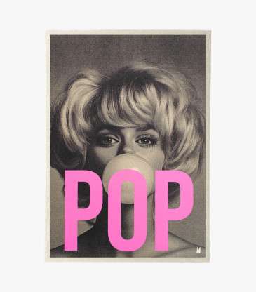 Carte POP rose