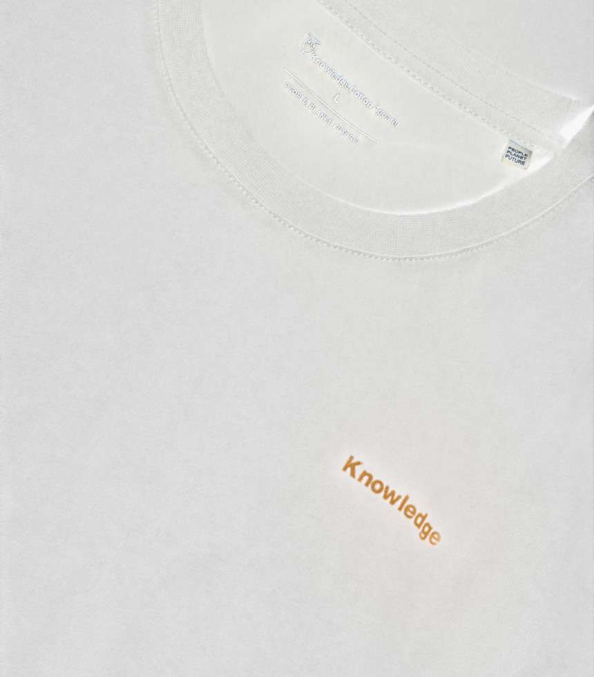 T-shirt Back print kaki
