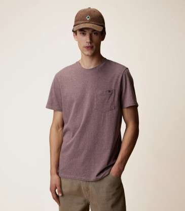 T-shirt Olonne violet grisé