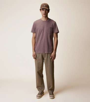 T-shirt Olonne violet grisé