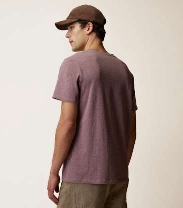 T-shirt Olonne violet grisé