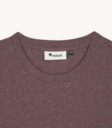 T-shirt Olonne violet grisé
