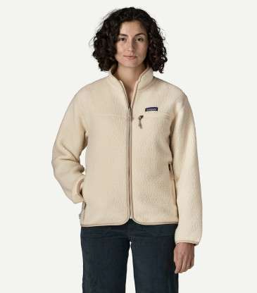 Veste Retro Pile beige