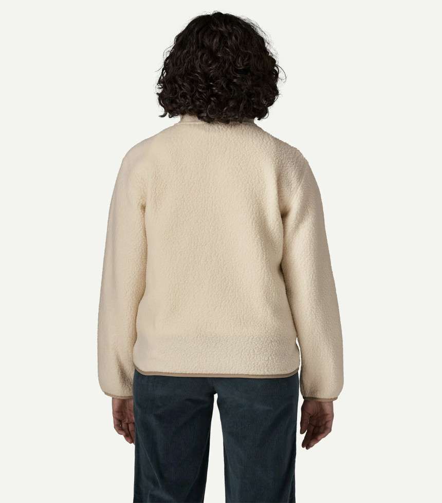 Veste Retro Pile beige