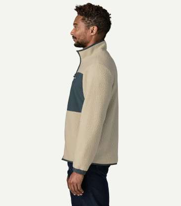 Veste Retro Pile Patch vert