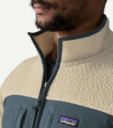 Veste Retro Pile Patch vert