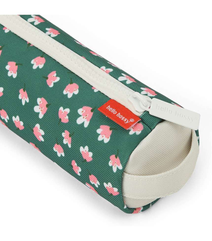 Trousse Garden Joy imprimé fleuri vert
