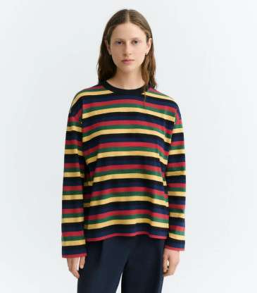 T-shirt Emily R rayures multicolores