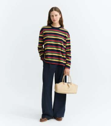 T-shirt Emily R rayures multicolores
