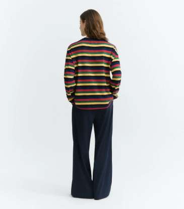 T-shirt Emily R rayures multicolores