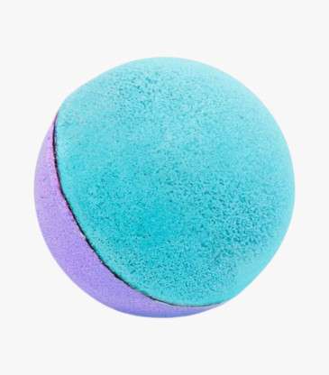 Boule de bain duo bleu et violet