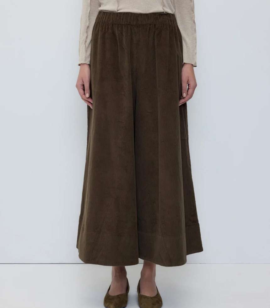 Pantalon Lobe velours côtelé kaki