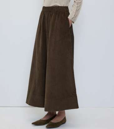 Pantalon Lobe velours côtelé kaki