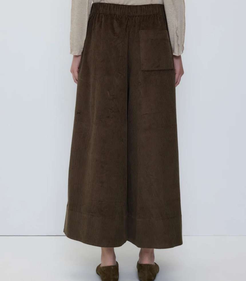 Pantalon Lobe velours côtelé kaki