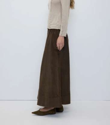 Pantalon Lobe velours côtelé kaki