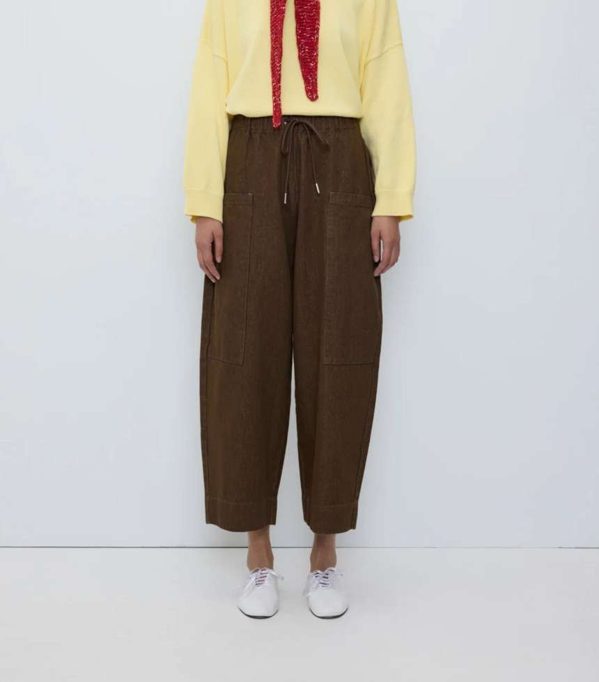 Pantalon Esther marron