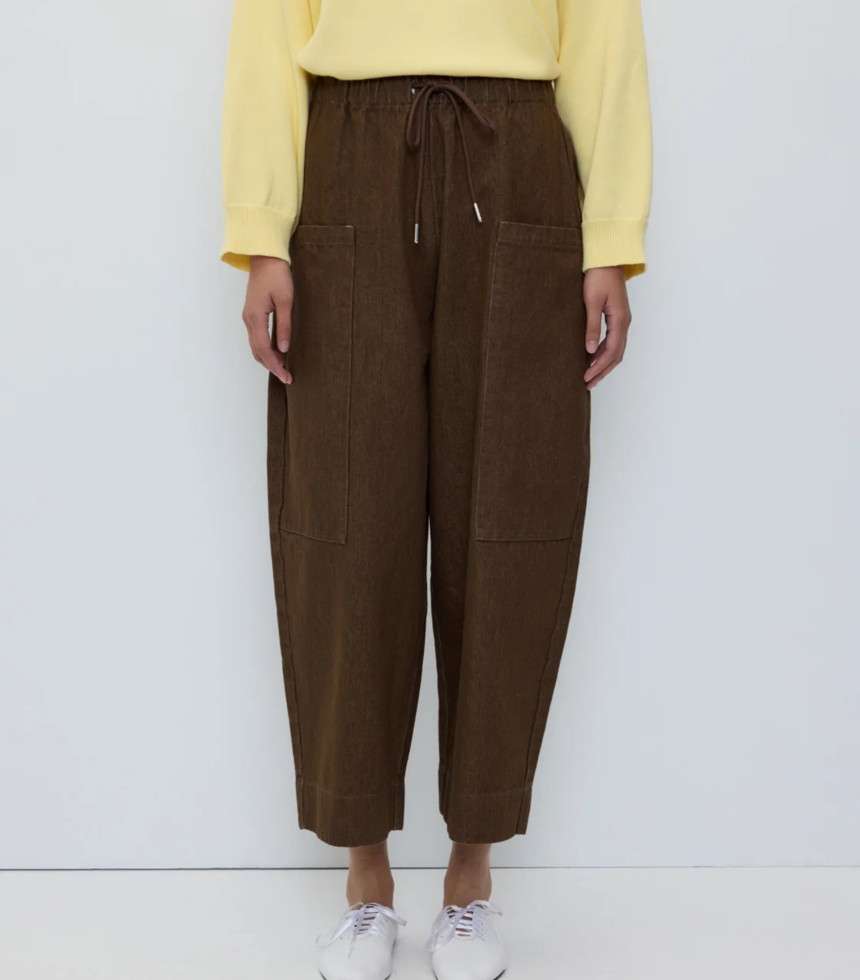 Pantalon Esther marron