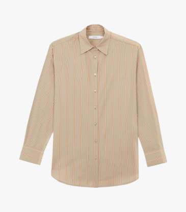 Chemise Remor rayée rose