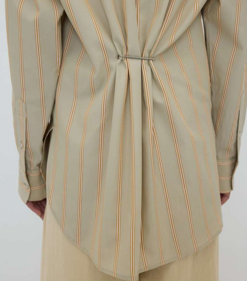 Chemise Remor rayée rose