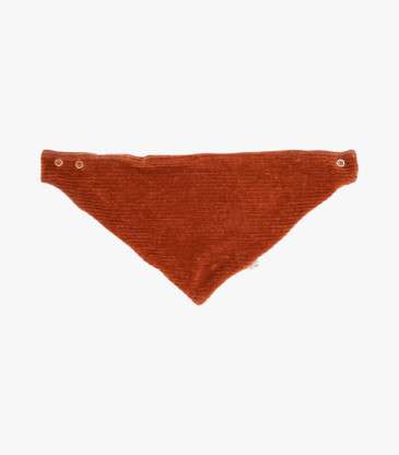Cache-cou velours paprika