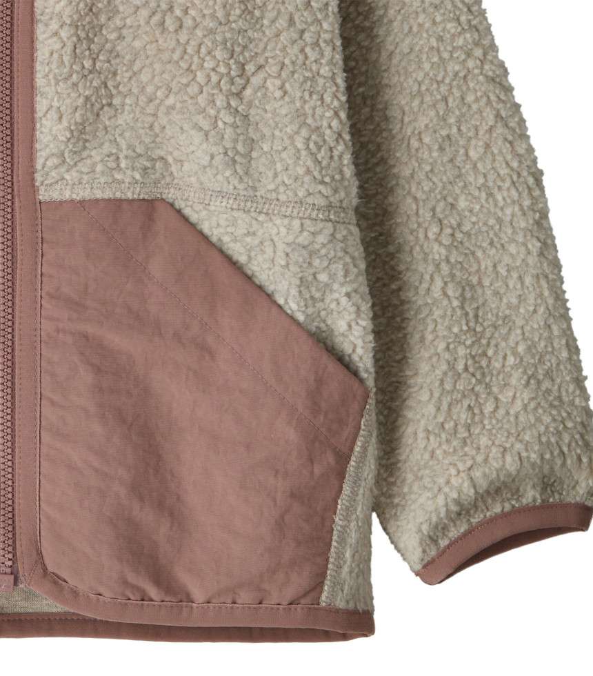 Veste baby shearling beige