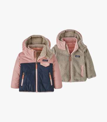 Blouson réversible Tribbles bleu marine et rose
