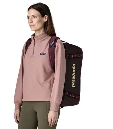 Sac Black Hole Duffel 40L berry fig