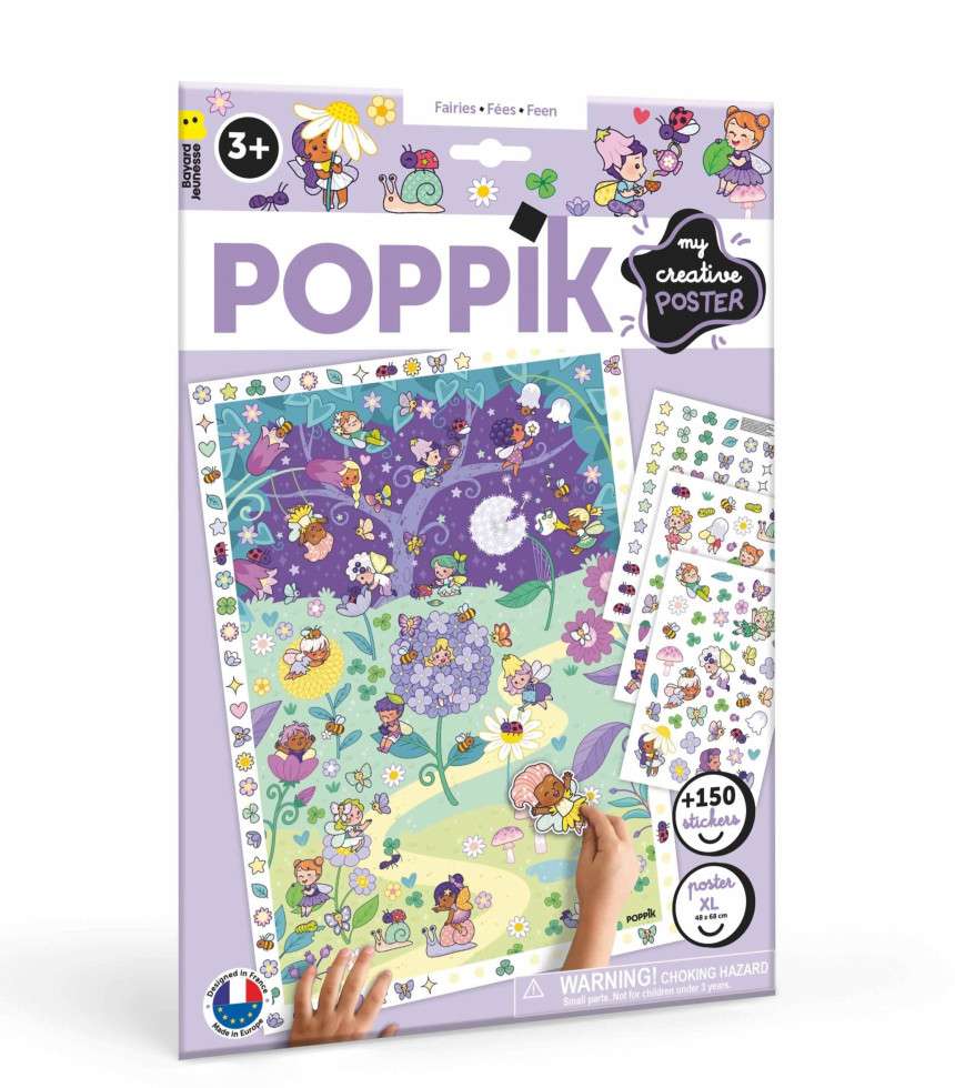 Poster à stickers Fées
